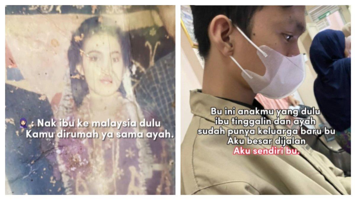 Itulah kisah yang dialaminya sejak 21 tahun lalu, ia dipamiti ibunya untuk bekerja ke Malaysia.