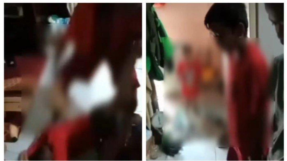 Pilu dirasakan ibu korban penganiayaan di Kebon Jeruk yang melihat anaknya dipukuli oleh pelaku yang terlihat seumuran. Korban berinisial MRM (8) ini hanya bisa terbaring lemah di lantai dianiaya teman-temannya sedangkan orang dewasa di sekelilingnya cuma asyik menonton.
