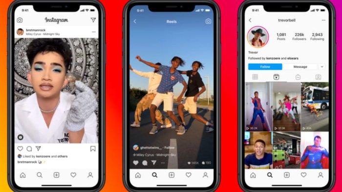 Ilustrasi Instagram reels