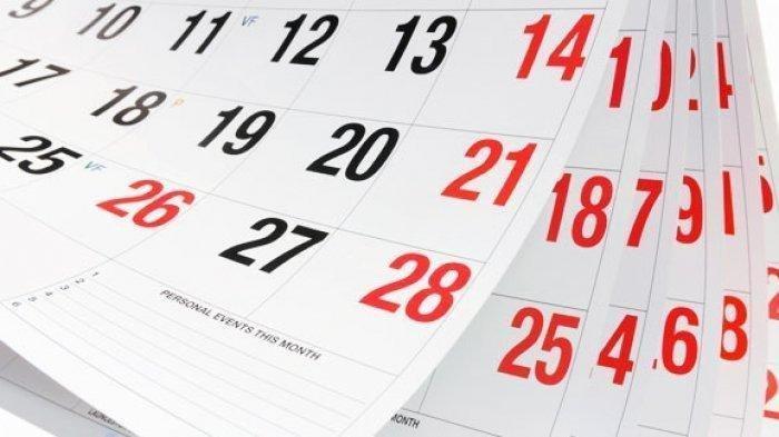 Ilustrasi kalender hari libur tahun 2024