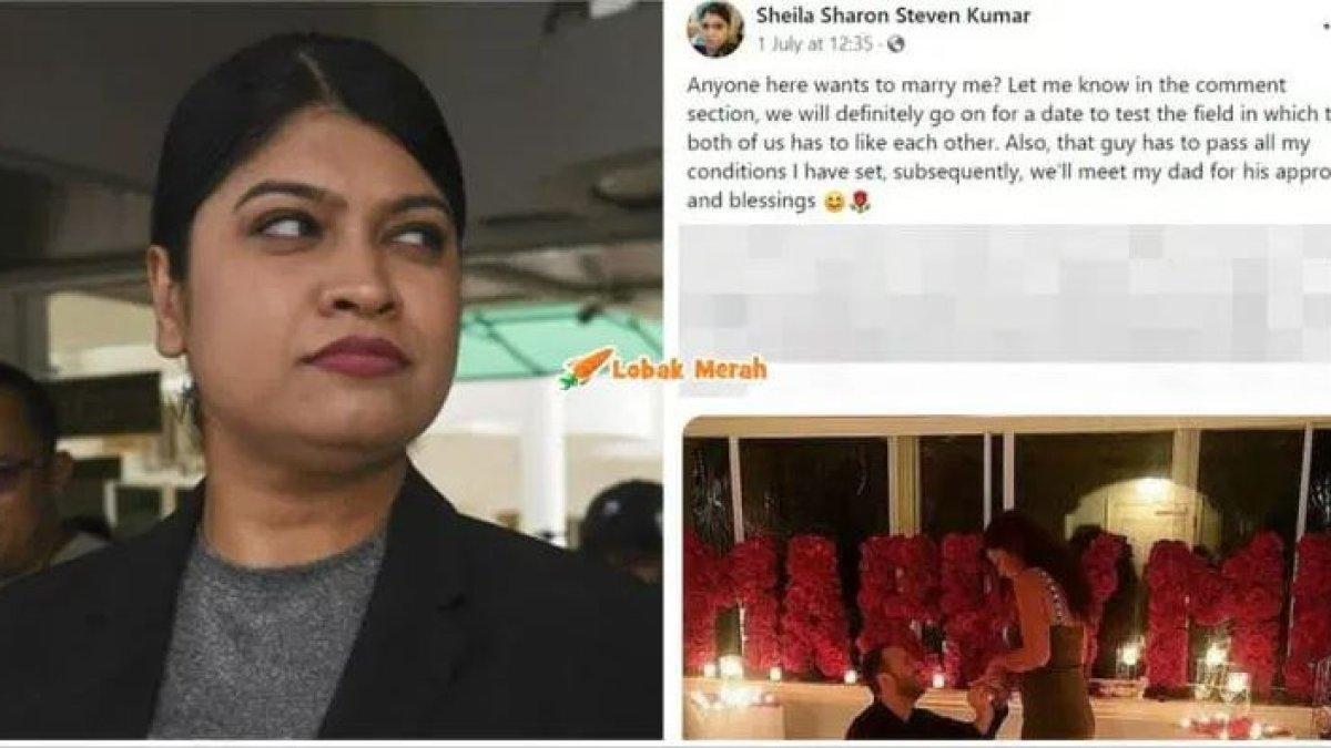 Inspektur polisi Sheila Sharon tengah mencari pasangan di Facebook, bebas untuk semua orang, syaratnya hanya pria lajang