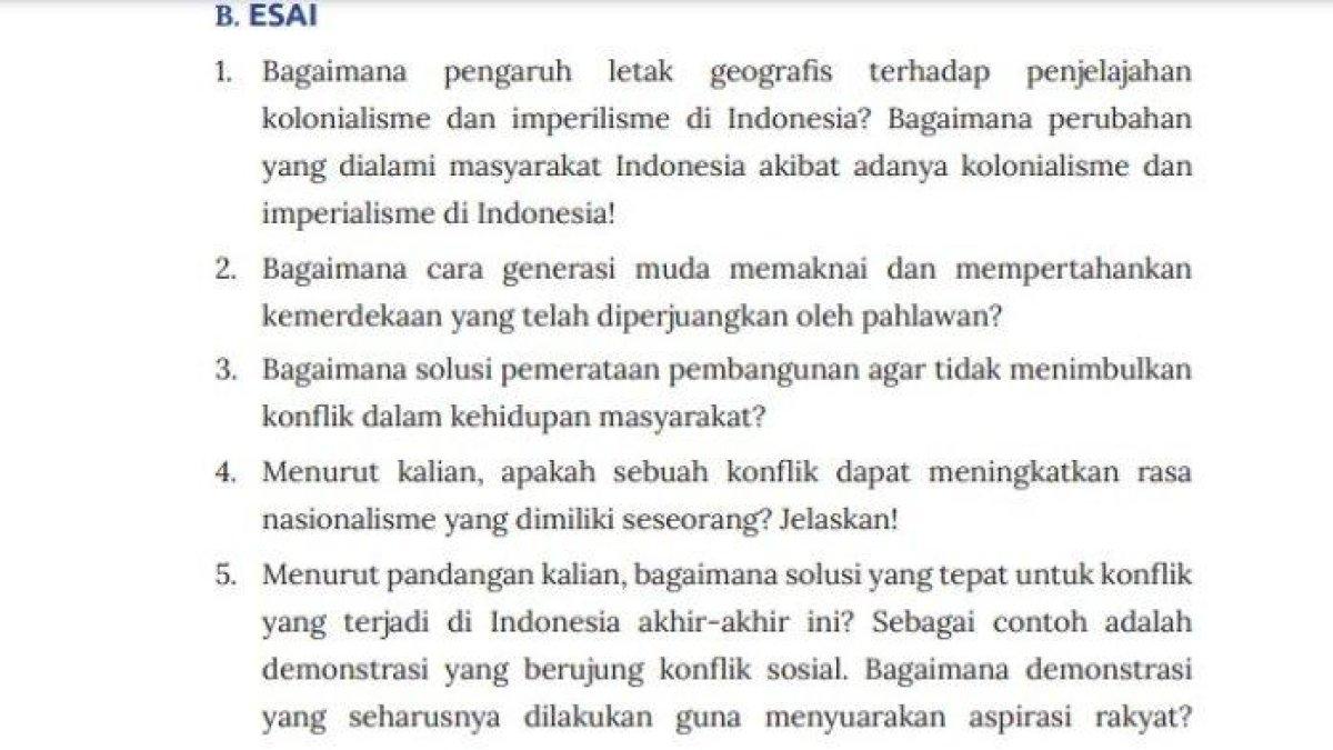 ILUSTRASI KUNCI JAWABAN: