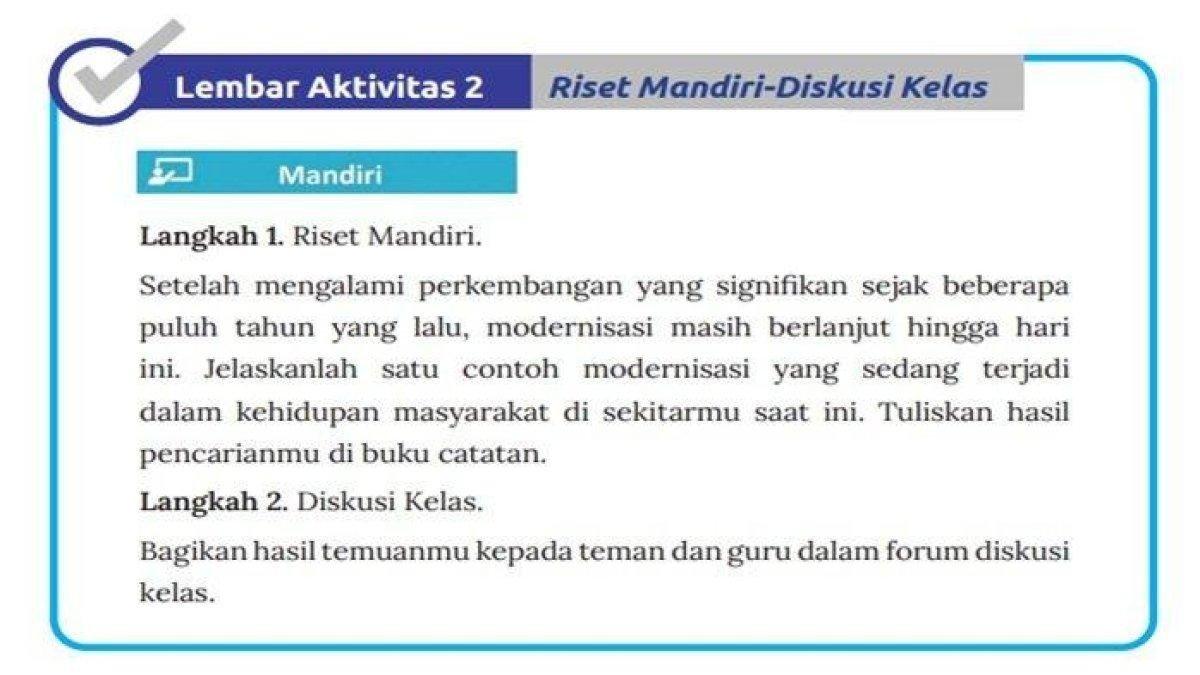 ILUSTRASI KUNCI JAWABAN: IPS Kelas 9 SMP halaman 31