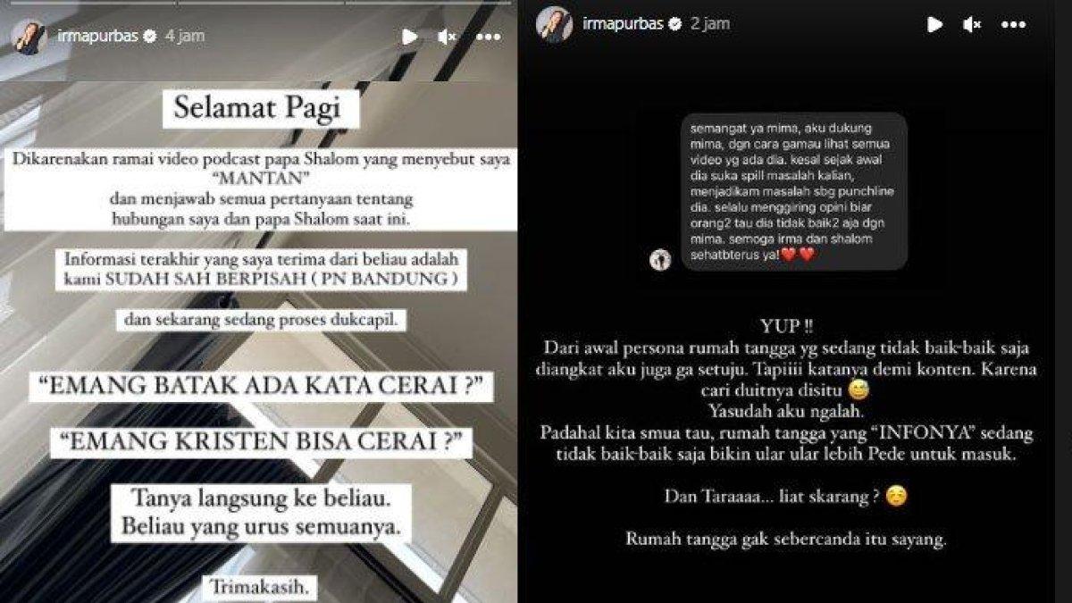 Irma Purba benarkan sudah bercerai dari Boris Bokir