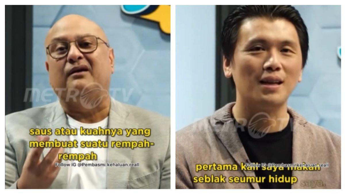 Kaget Saat Cicipi Seblak Pertama Kali, Begini Reaksi Irwan Mussry dan Reino Barack