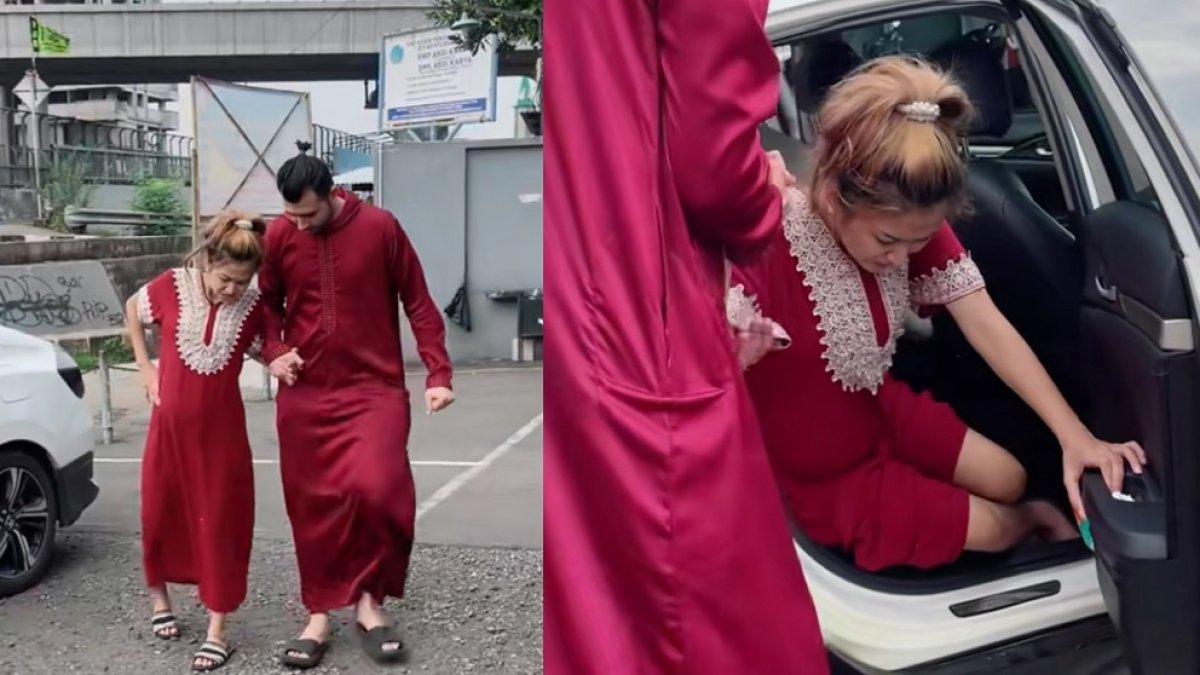 Istri Akash Ellahi kesakitan masa hamil anak kedua