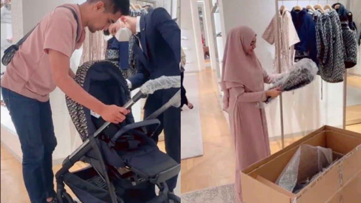 Istri ngidam beli stroller bayi seharga mobil, suami sabar menuruti