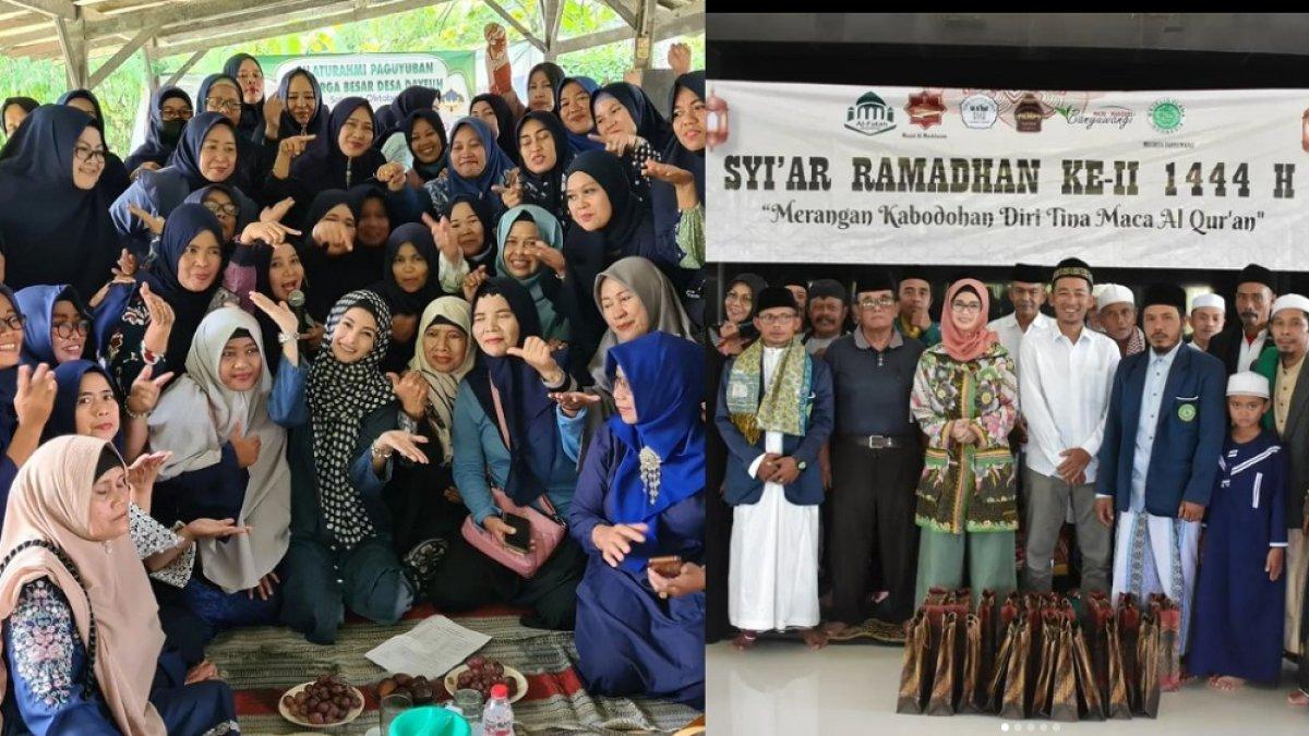Jihan Fahira mengikuti kegiatan sosial dan keagamaan