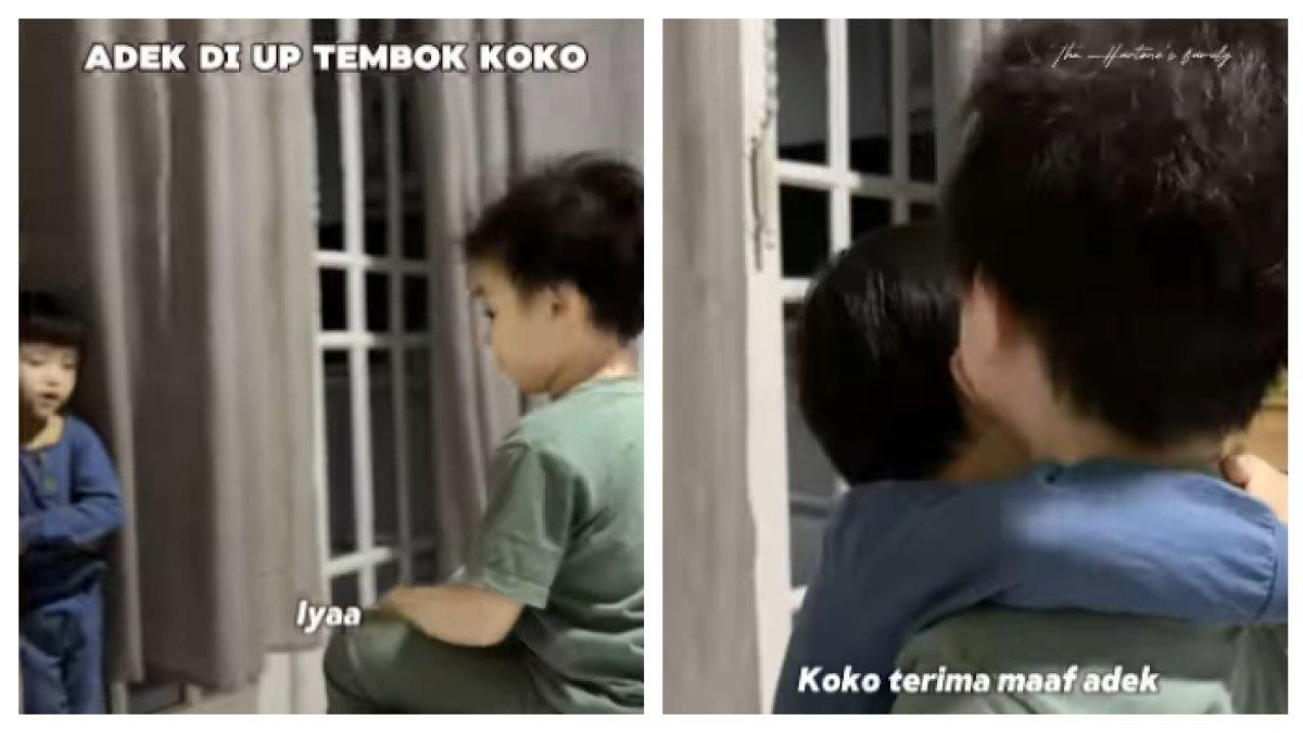 Momen kakak nasehati adiknya bikin kagum