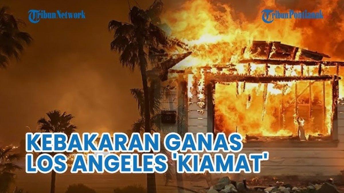 video rekaman prediksi kebakaran di Los Angeles California, Amerika Serikat, yang ternyata sudah diperingatkan jauh hari, terungkap lewat Podcast Joe Rogan bulan Juli 2024.