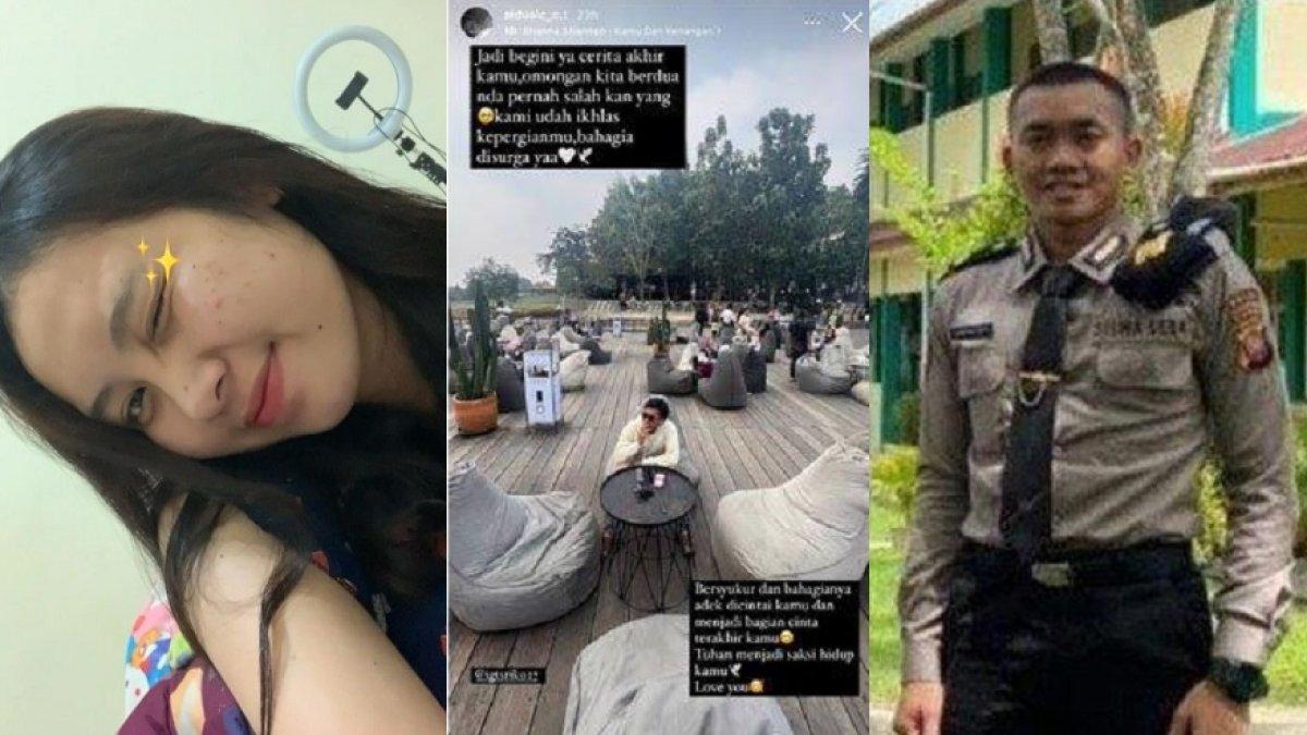 Kekasih Bripda Ignatius curhat di Instagram