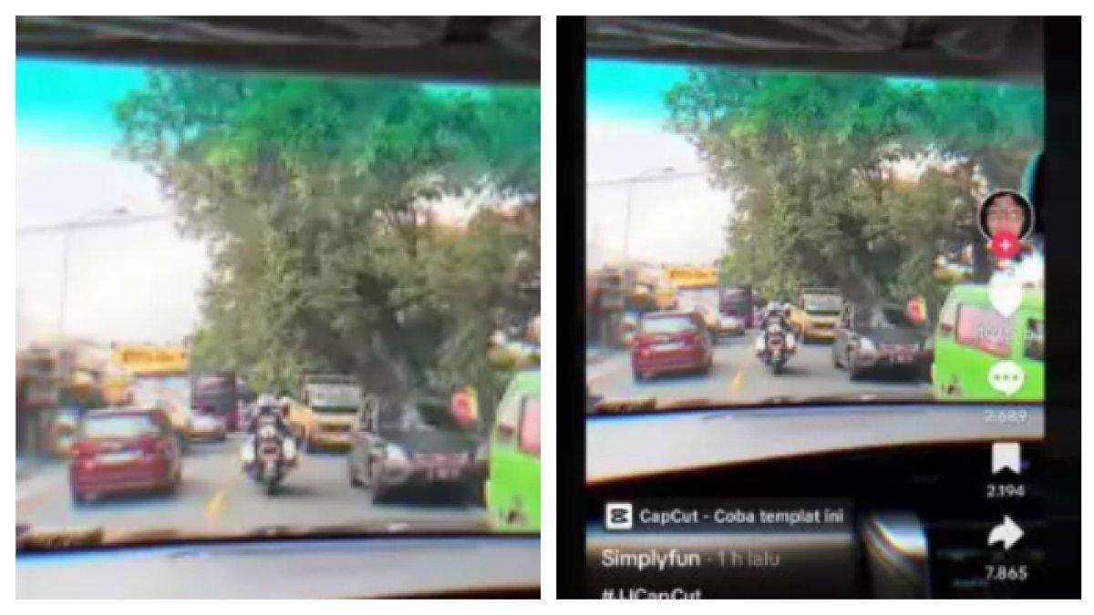 Sepasang kekasih menjadi sorotan karena minta dikawal oleh patroli pengawal (patwal) demi pacaran ke puncak Bogor, Jawa Barat.