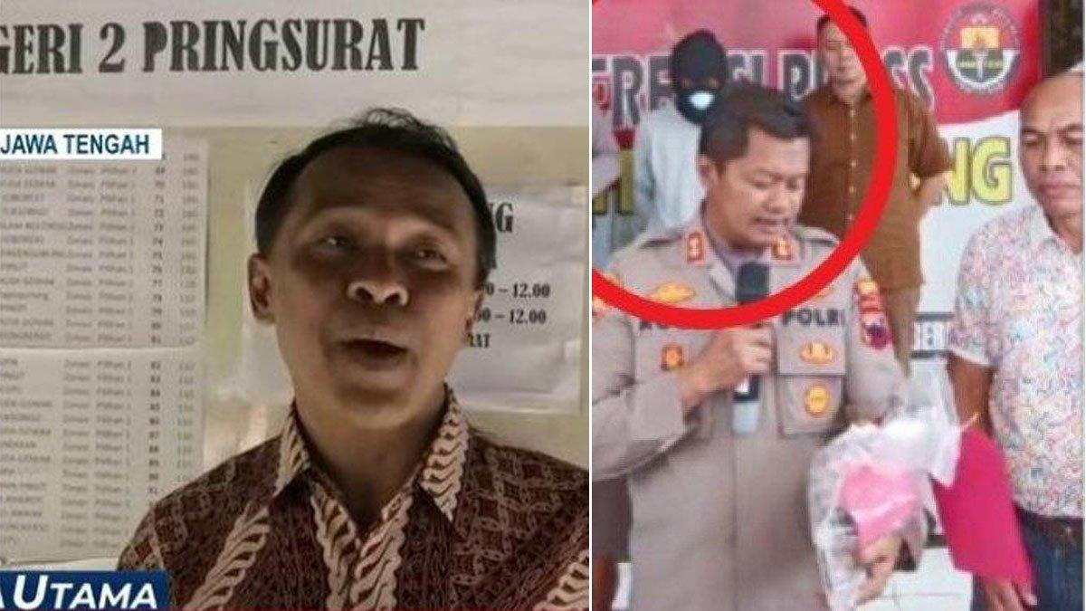 Kepala Sekolah SMPN 2 Pringsurat Temanggung, Bejo Pranoto, ungkap keseharian R yang bakar sekolah.