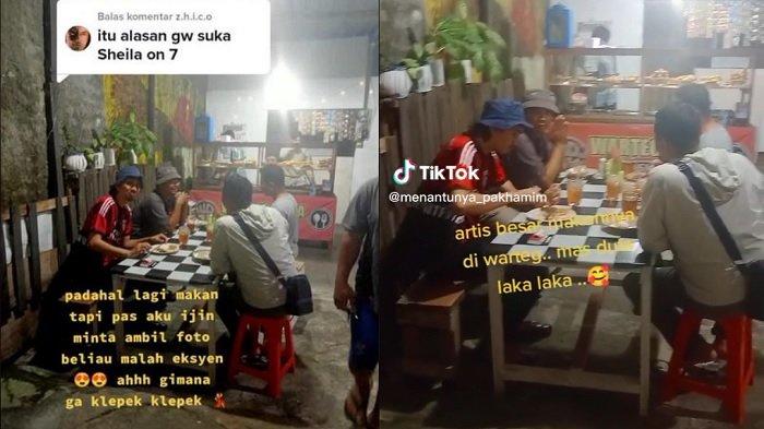 Kesederhanaan Duta Sheila On 7 makan di warteg