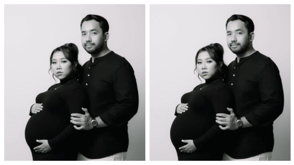 Potret Kiky Saputri Maternity Shoot