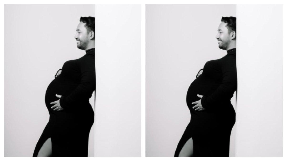 Potret Kiky Saputri Maternity Shoot