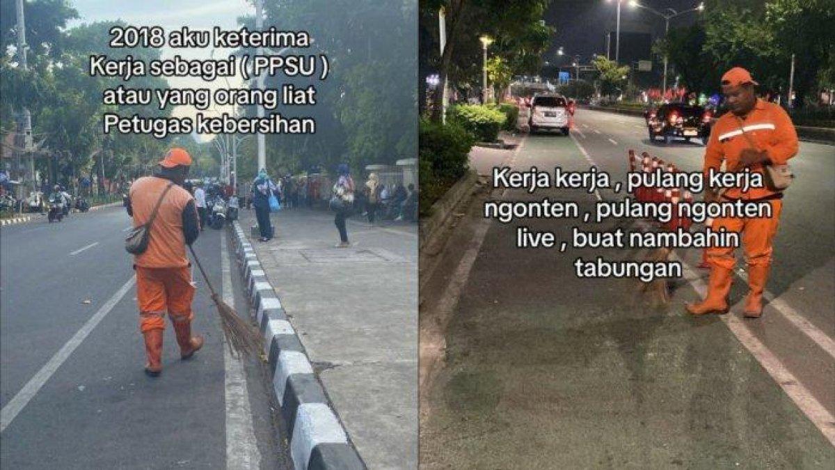 kisah Yoga petugas PPSU sukses jadi content creator