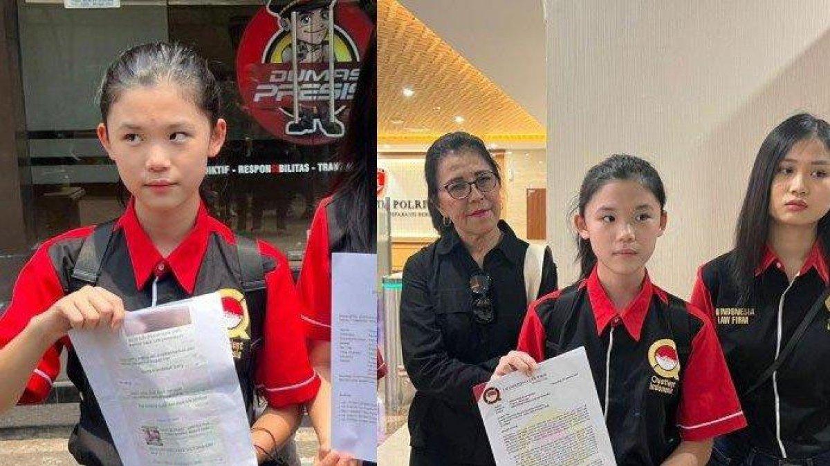 kolase foto Kate Victoria Lim Anak Alvin Lim. Setelah Tantang Kapolri Debat