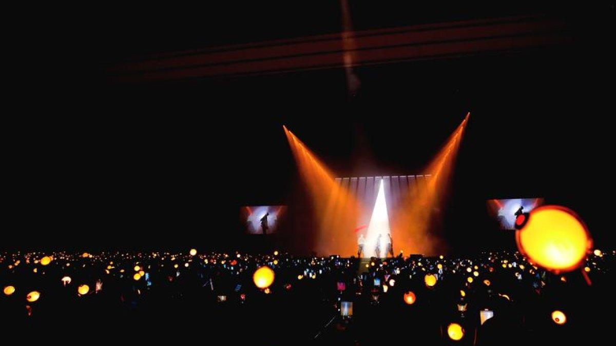 Konser Suga BTS | Agust D Tour in Jakarta Day 2 di Indonesia Convention Exhibition (ICE) BSD, Tangerang, Banten, Sabtu (27/5/2023)