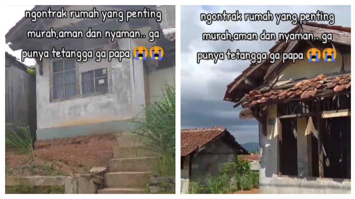 Suasana horor lingkungan kontrakan yang dihuni hanya 1 keluarga