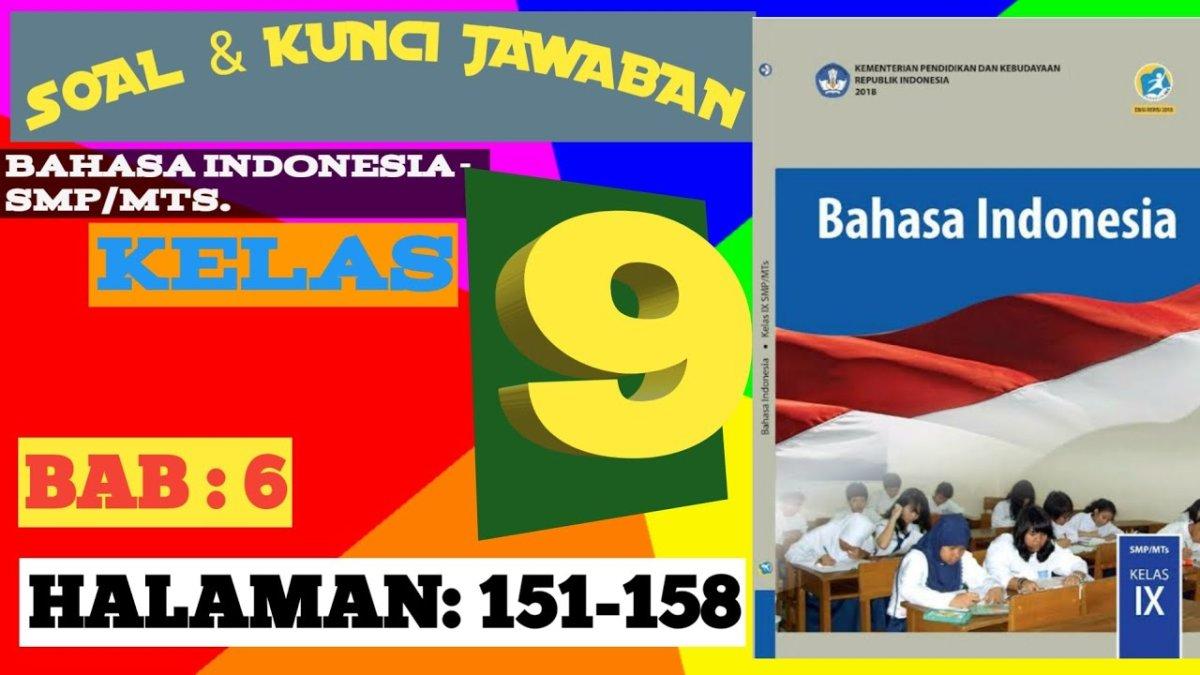 kunci jawaban Bahasa Indonesia kelas 9 SMP