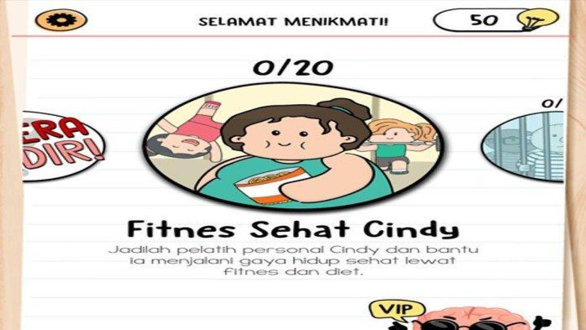 kunci jawaban Brain Test 2 Fitnes Sehat Cindy