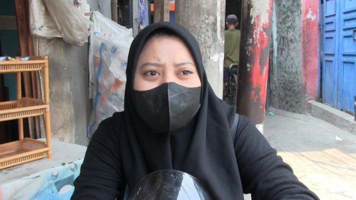 Linda (23), wanita pemberani yang membubarkan tawuran di Kalibaru, Cilincing, Jakarta Utara.