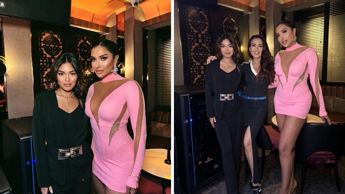 Sama-sama menggunakan makeup bold