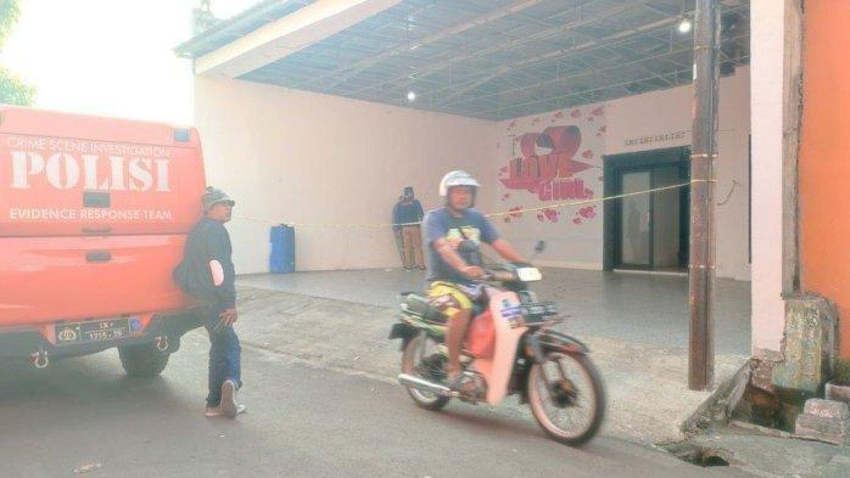 Lokasi pembunuhan di Kawasan Kampung Karaoke Rowosari Atas atau Gambilangu (GBL) di RW 6, Mangkang Kulon, Tugu, Kota Semarang, Kamis (6/7/2023).