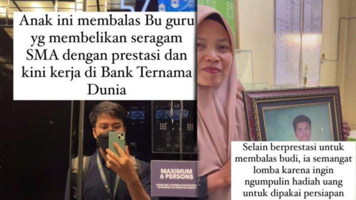 Kisah pria bernama Mancho, dulu waktu SMA dibelikan guru seragam karena orangtua tak mampu. Kini sukses kerja di bank ternama dunia. Lulusan ITB.