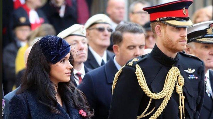 Meghan Markle dan Pangeran Harry di acara kerajaan