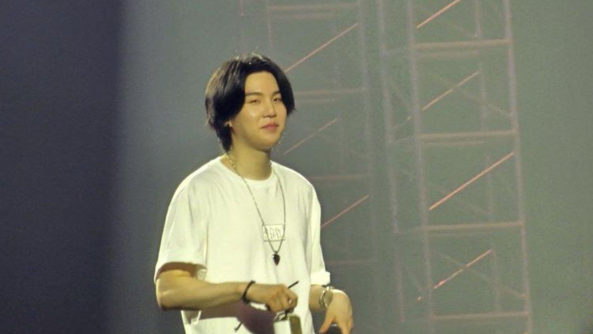 Suga BTS di konser Suga | D Agust in Jakarta