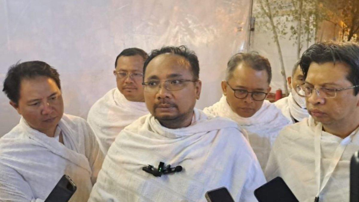 Menteri Agama (Menag) Yaqut Cholil Qoumas bereaksi soal polemik makanan jemaah haji Indonesia