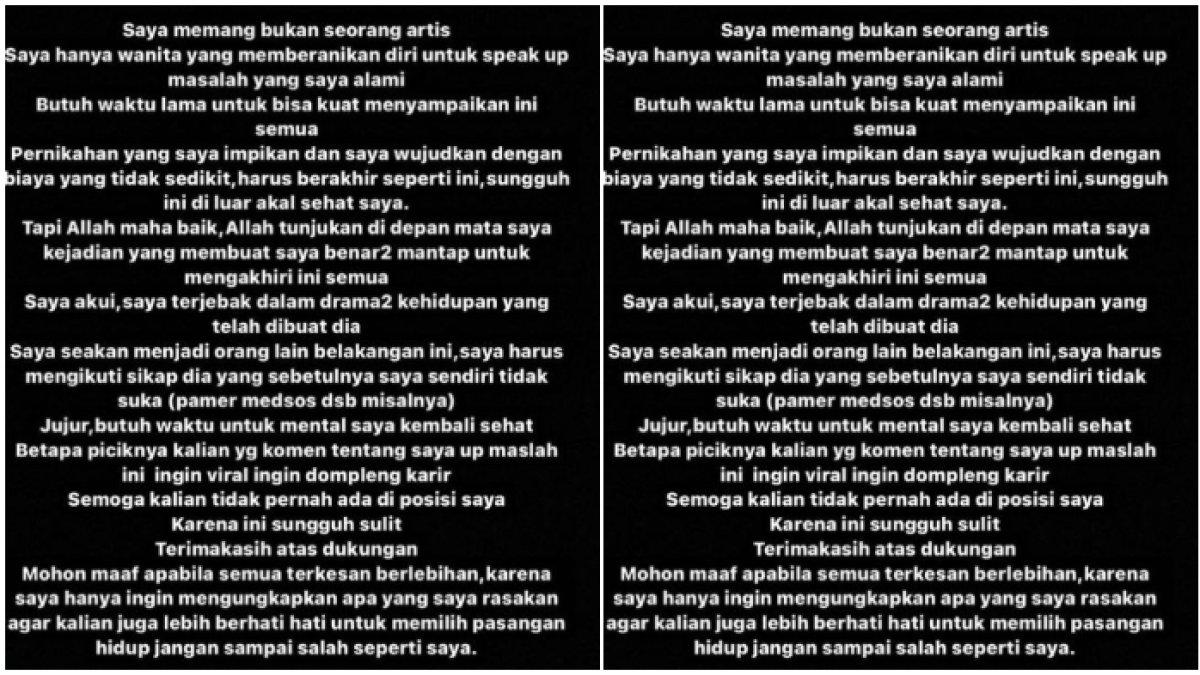 Meylisa Zaara bongkar kondisir rumah tangganya yang hancur