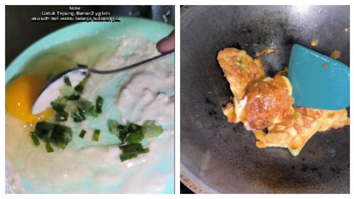 Wanita ini membagikan momen memasak lauk dengan bugdet hanya Rp2 ribu tuai kritikan pedas.