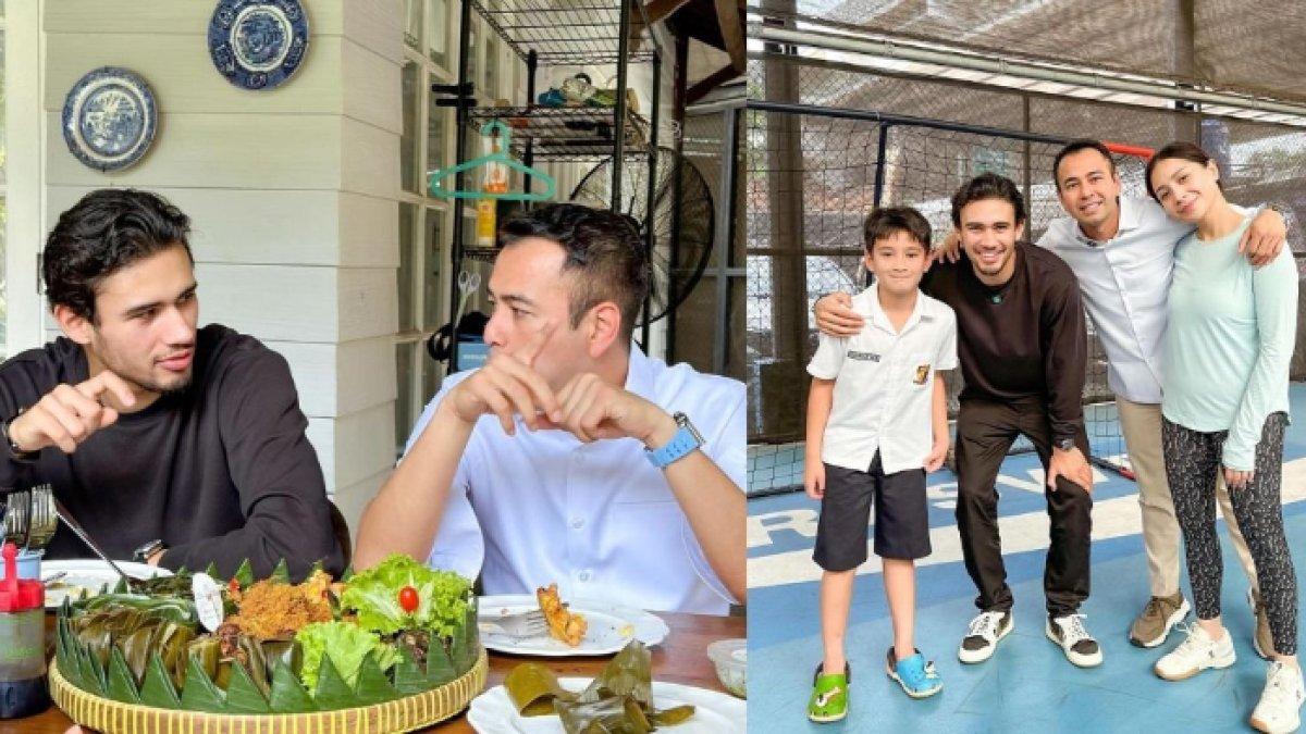 Momen Nathan Tjoe-A-On datang ke rumah Raffi Ahmad dan beri hadiah spesial untuk Rayyanza.