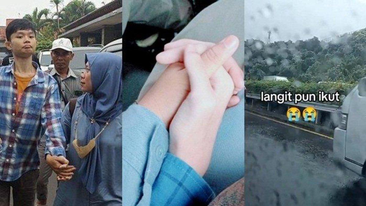 Momen haru Sha Wang anak disabilitas yang dirawat Siti, TKW asal Karawang diantar pulang hari ini, Kamis (6/7/2023).
