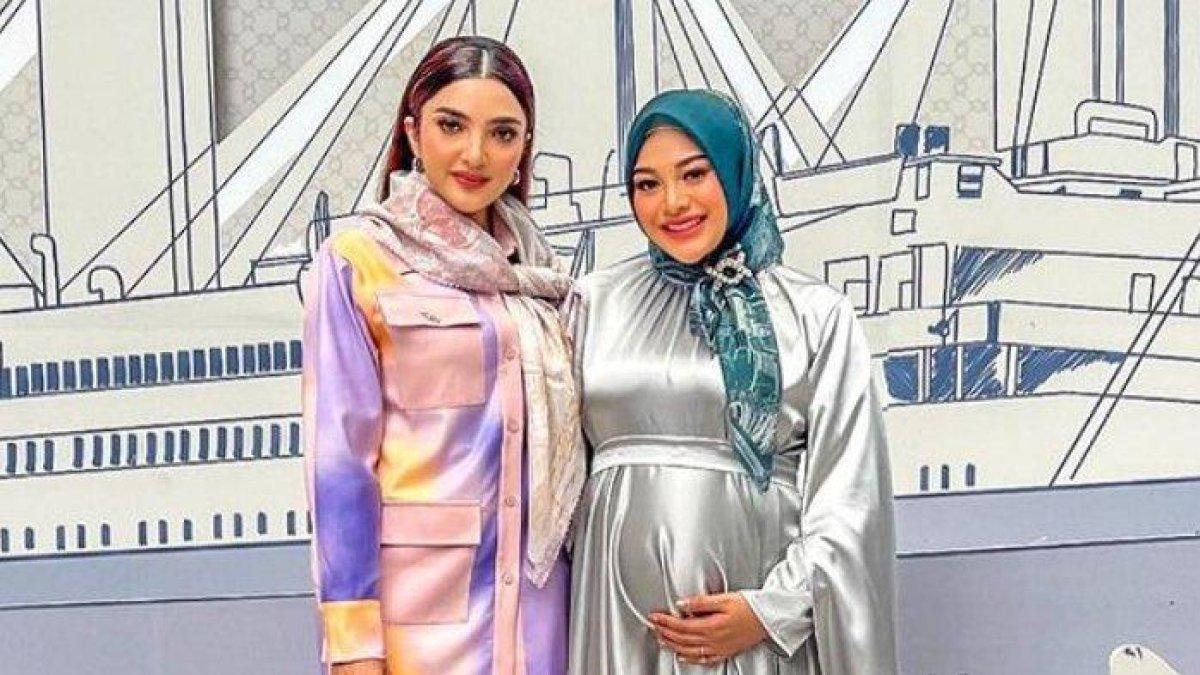 Momen kebersamaan Ashanty dengan putri sambungnya, Aurel Hermansyah.