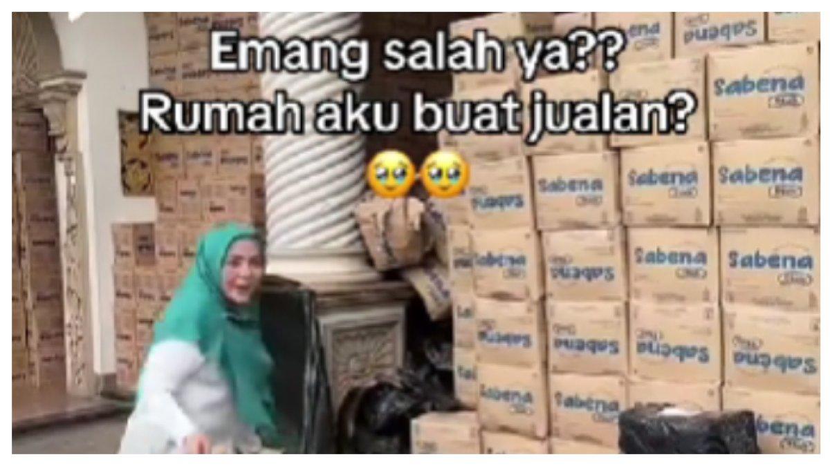 Potret Rumah Mewah Muzdalifah jadi Gudang Dagangan