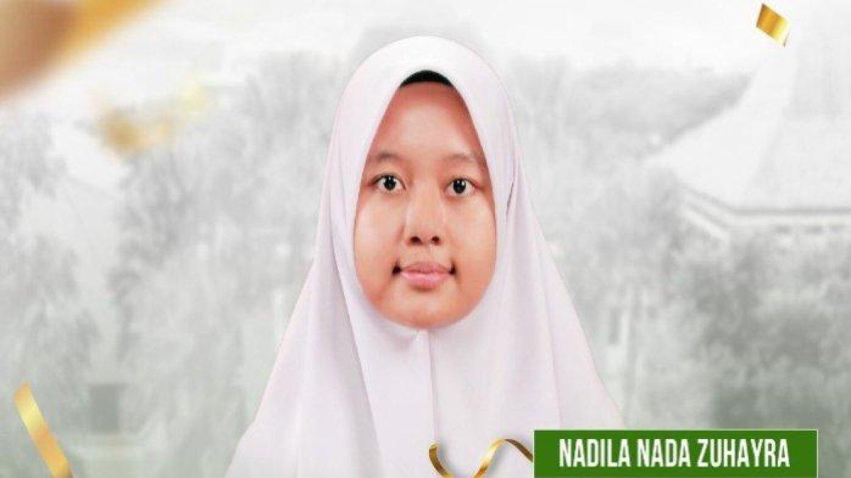Nadila Nada Zuhayra salah satu peserta Ujian Tulis Berbasis Komputer (UTBK) Seleksi Nasional Berdasarkan Tes (SNBT) 2023 asal MAN 2 Kota Malang berhasil meraih skor 1000 di subtes pengetahuan kuantitatif