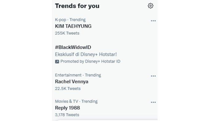 Ilustrasi trending Twitter.