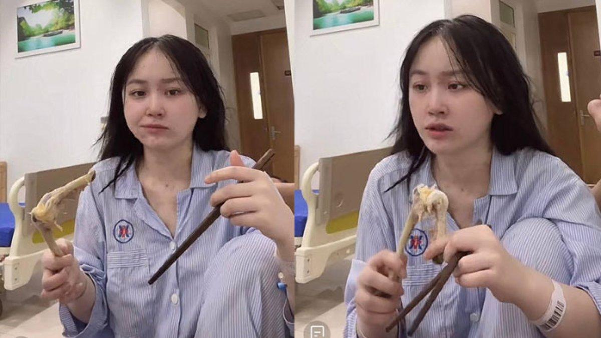 Nasib pilu seorang TikToker cantik yang kini harus tebaring di rumah sakit karena diduga diracun dengan gas tawa