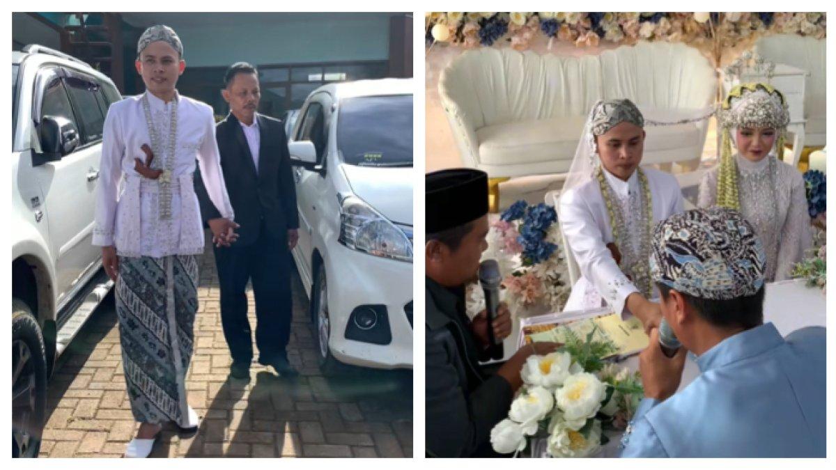 VIRAL VIDEO PENGANTIN - Pengantin pria ini didampingi dua ayah dan dua ibu di hari pernikahannya. Ternyata kedua orang tua kandung sudah cerai lama, dan masing-masing menikah.