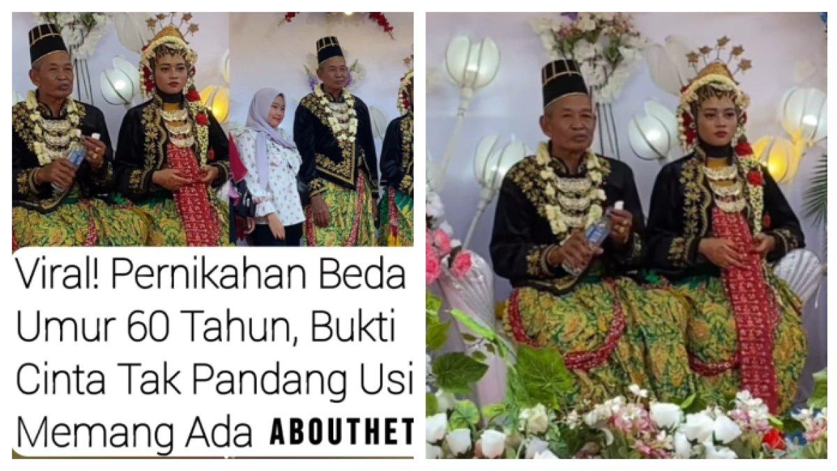 Kisah ini menarik perhatian banyak orang karena tampak usia keduanya selisih jauh, yang pria tampak sudah cukup umur atau tua