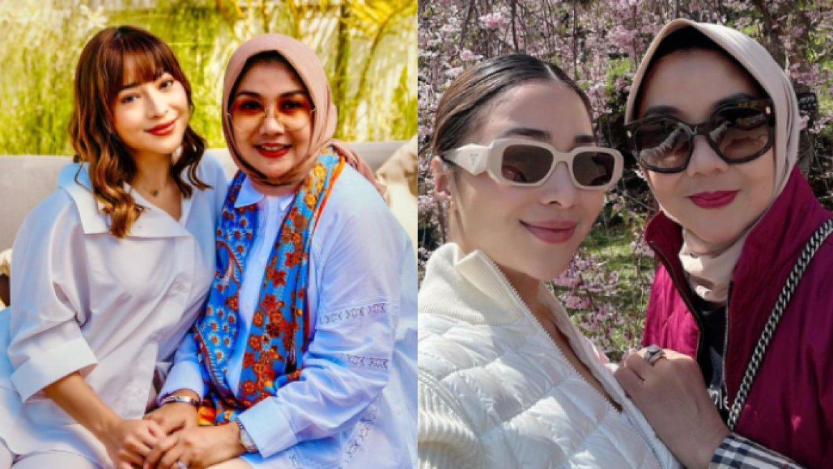Nikita Willy bersama sang ibu, Yora Febrina
