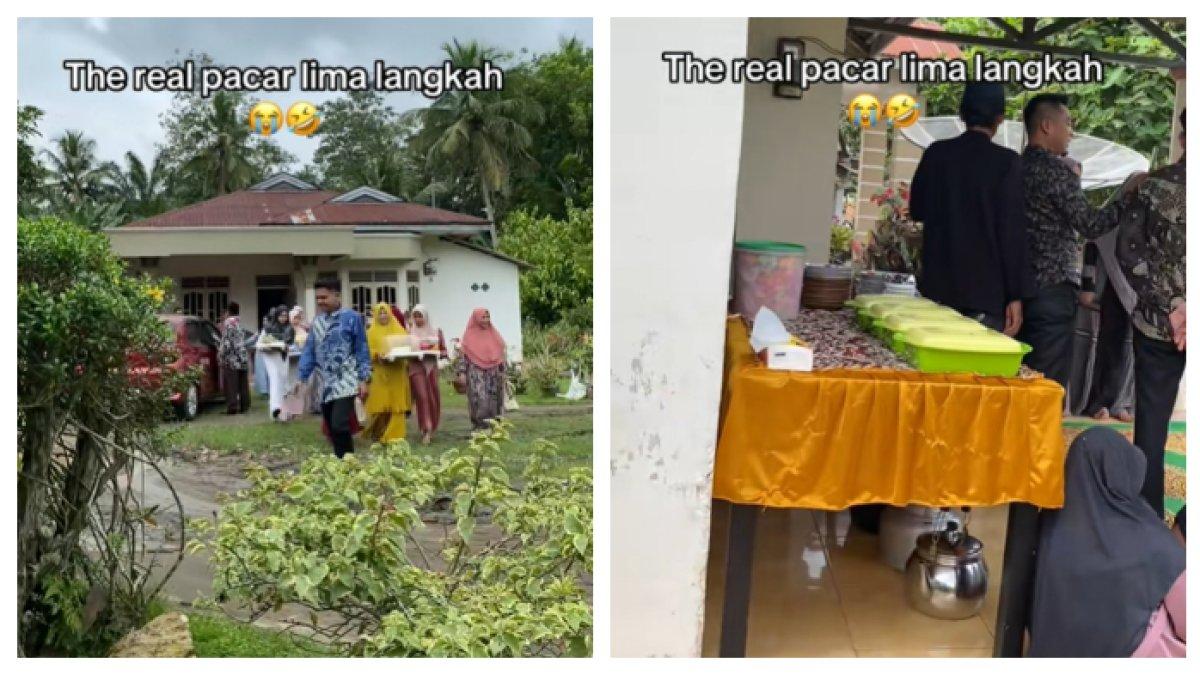 PACAR LIMA LANGKAH - Bukti nyata jodoh tidak ada yang tahu. Pria ini lamar kekasihnya yang rumahnya bertetanggaan.