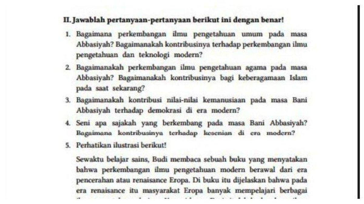 ILUSTRASI KUNCI JAWABAN: