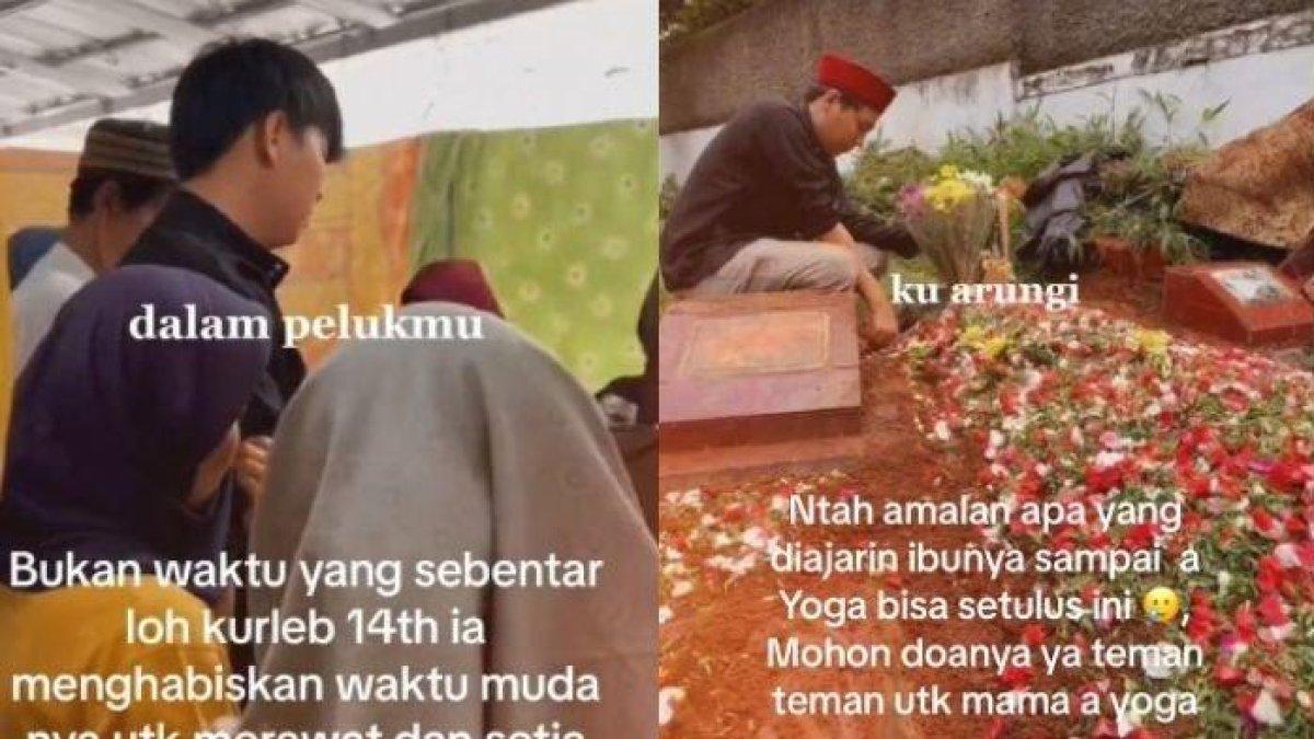 pemuda bernama Yoga rela resign hingga tidak menikah demi merawat ibu, kisahnya viral di sosmed