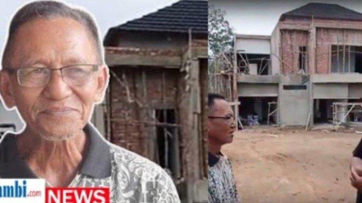 Penampakan rumah baru Mbah Taryo yang dapat ganti rugi dari jalan tol sebesar Rp19,5 M