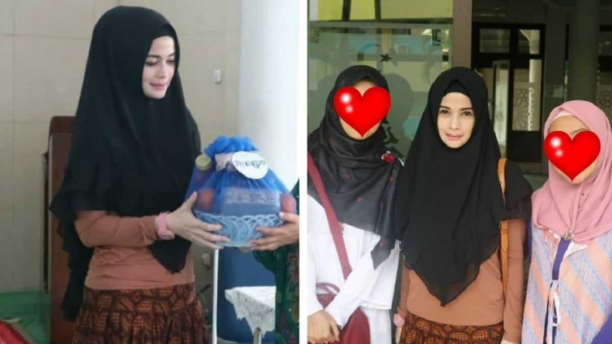 Penampilan sederhana Jihan Fahira